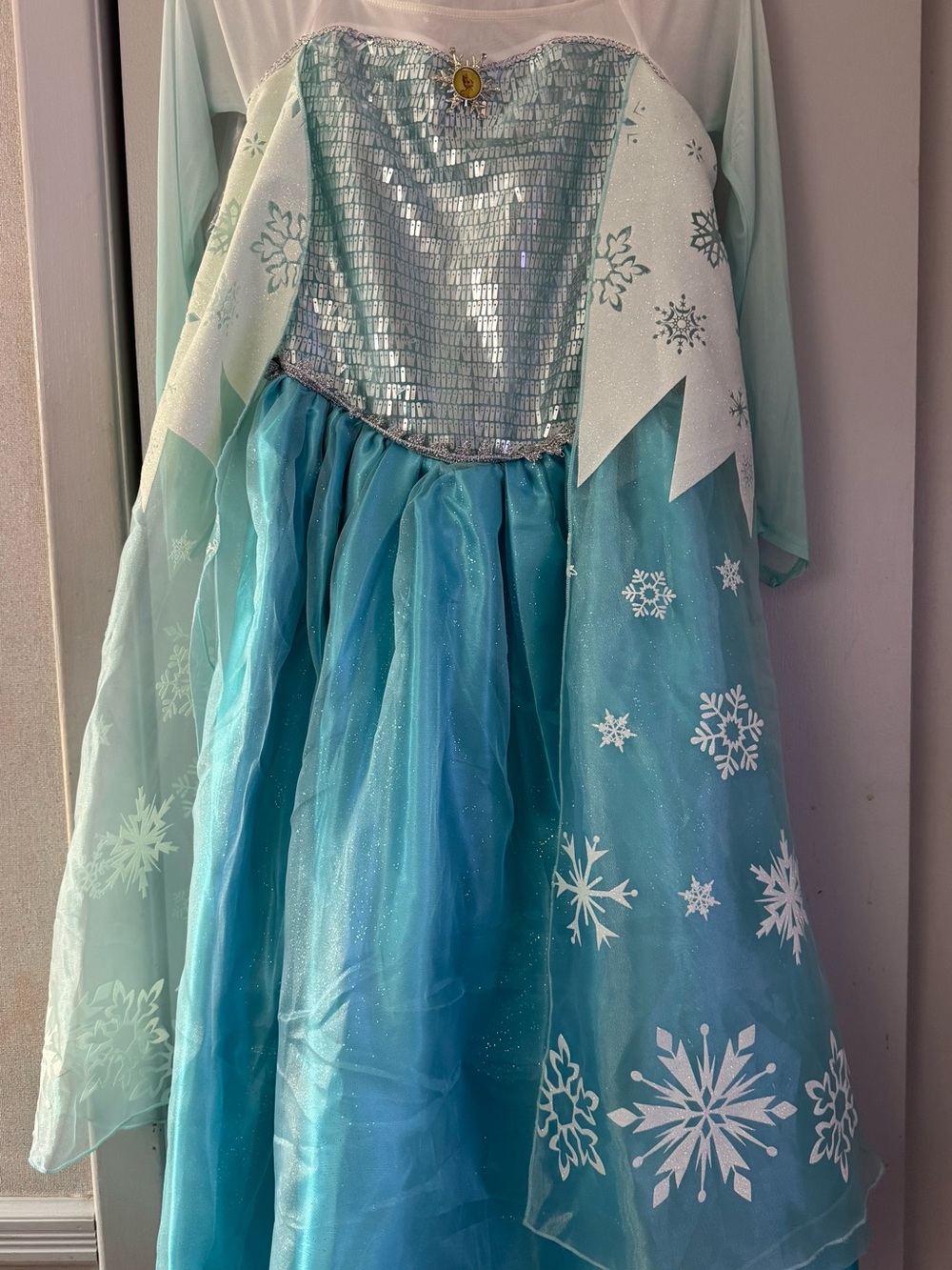 Disney Parks Authentic Elsa Costume Dress for Kids NWT